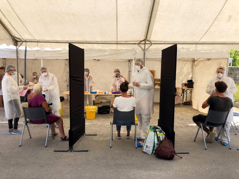 &copy; Reuters. Coronavirus disease (COVID-19) outbreak, in Quiberon