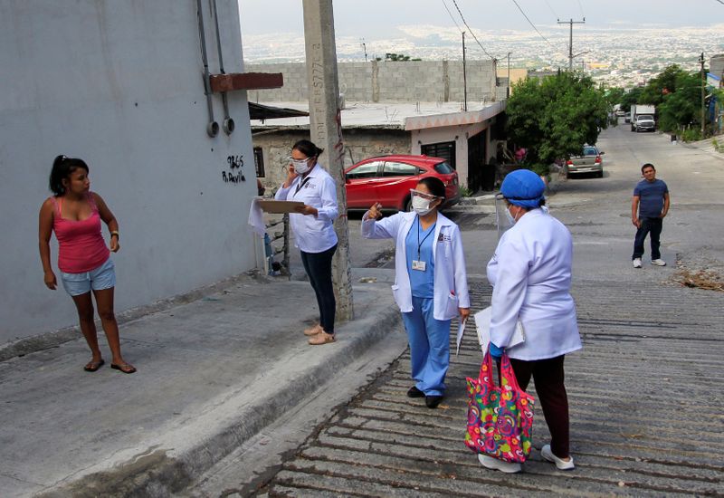 &copy; Reuters. Outbreak of the coronavirus disease (COVID-19) in Monterrey