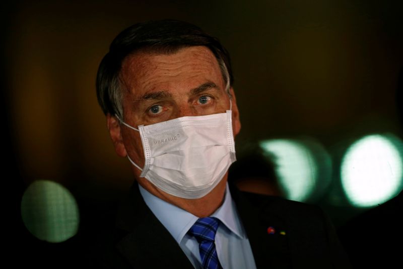 &copy; Reuters. Presidente Jair Bolsonaro em Brasília