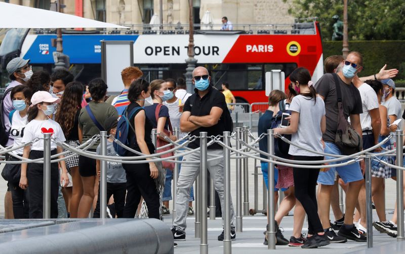 &copy; Reuters. LA FRANCE A ENREGISTRÉ 2.846 CONTAMINATIONS DE PLUS AU CORONAVIRUS EN 24 HEURES