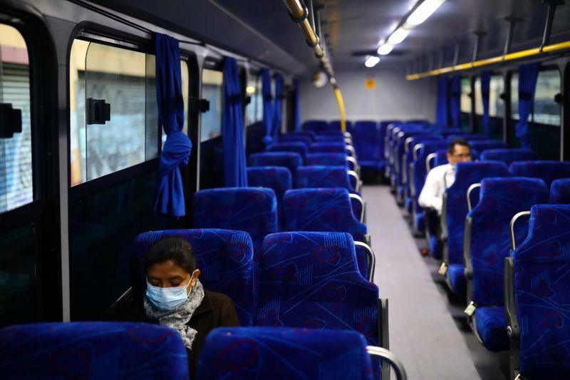 © Reuters. The spread of the coronavirus disease (COVID-19) in Mexico City