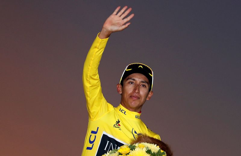 &copy; Reuters. الكولومبي بيرنال ينسحب من سباق دوفين للدراجات