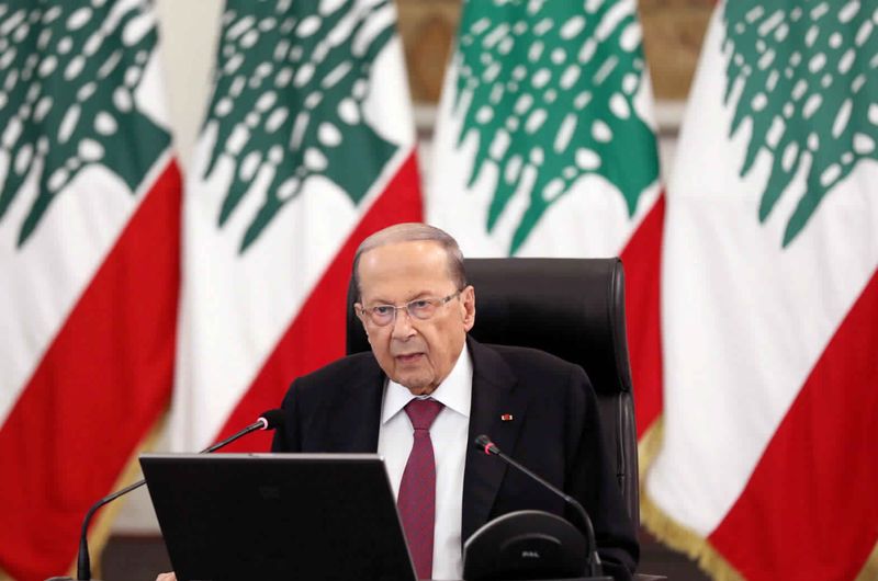 © Reuters. الرئيس اللبناني يقول المساعدات ستذهب إلى مستحقيها