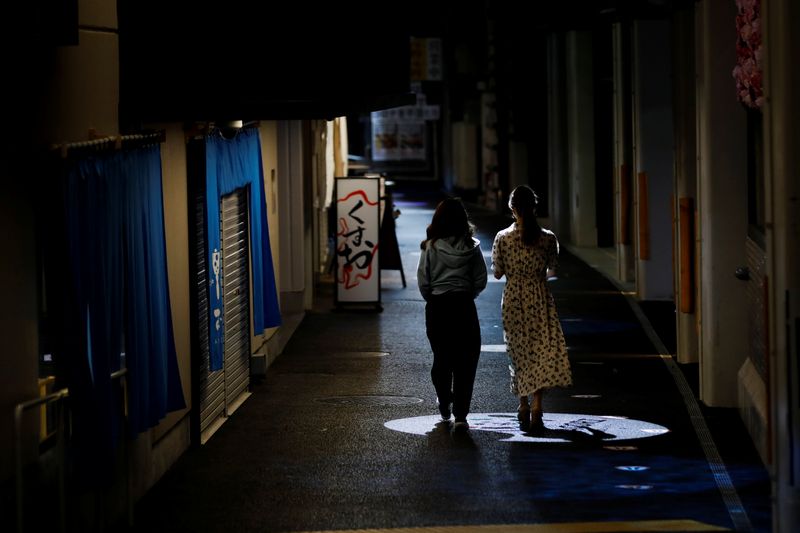 © Reuters. Outbreak of the coronavirus disease (COVID-19) in Tokyo