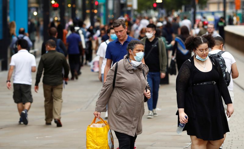 &copy; Reuters. Outbreak of the coronavirus disease (COVID-19), in Manchester