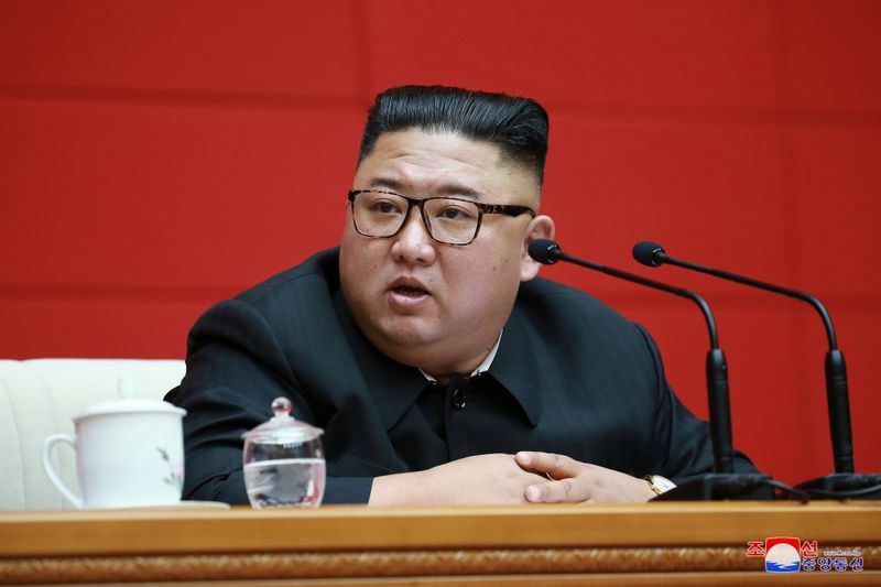 &copy; Reuters. North Korean leader Kim Jong Un attends a political assembly meeting of the Central Committee of the Workers&apos; Party of Korea