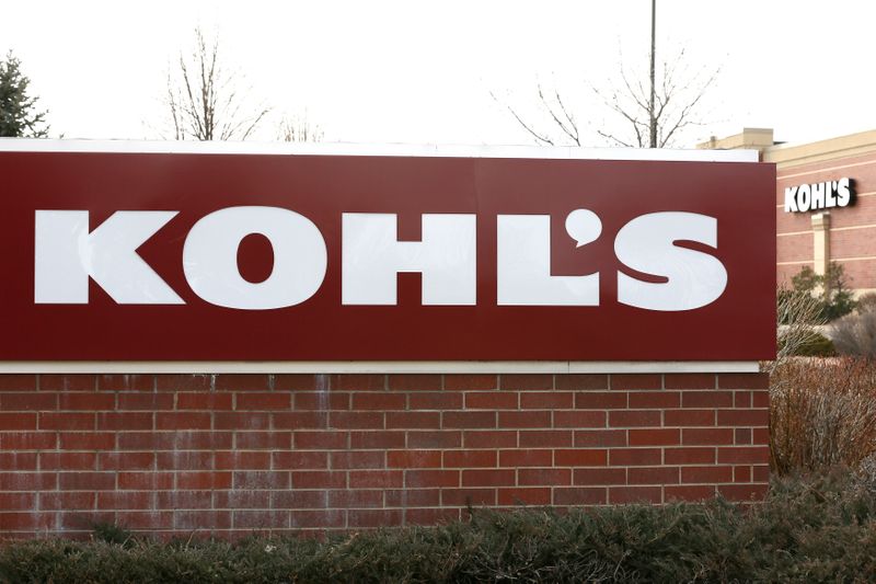 &copy; Reuters. The sign outside a Kohl&apos;s store is seen in Broomfield, Colorado