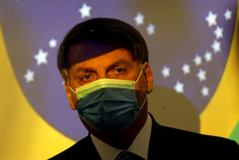 &copy; Reuters. Presidente Jair Bolsonaro durante cerimônia no Palácio do Planalto