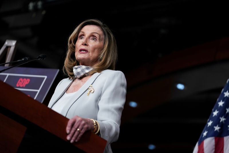 &copy; Reuters. House Speaker Nancy Pelosi Delivers Weekly Press Conference