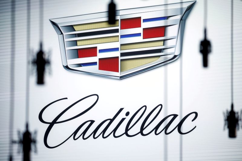 &copy; Reuters. FILE PHOTO: The Cadillac Escalade logo is displayed at an event during Oscar week in Los Angeles