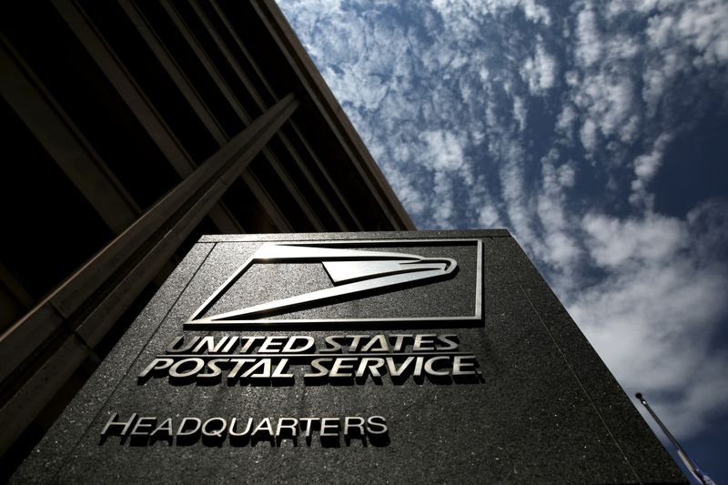 &copy; Reuters. The United States Postal Service (USPS) headquarters building is seen in downtown Washington