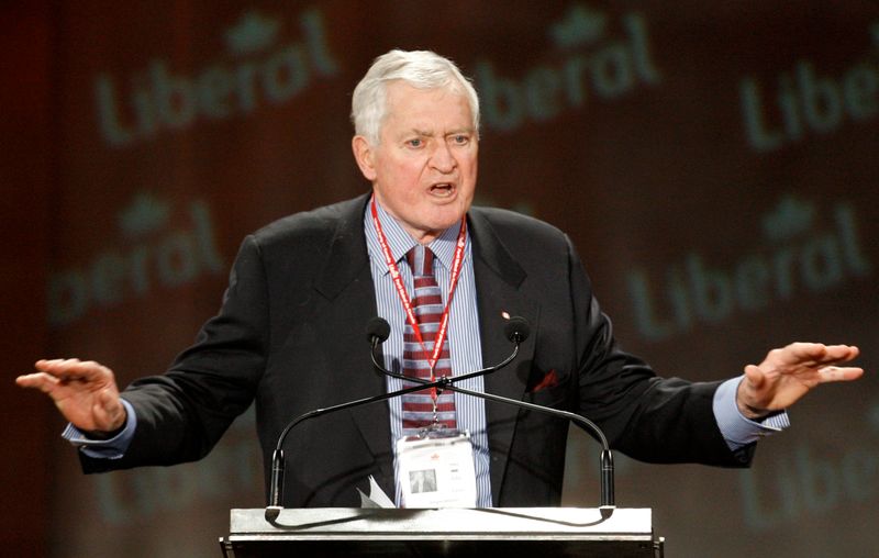 &copy; Reuters. Former Canadian PM Turner addresses the Liberal convention in Montreal