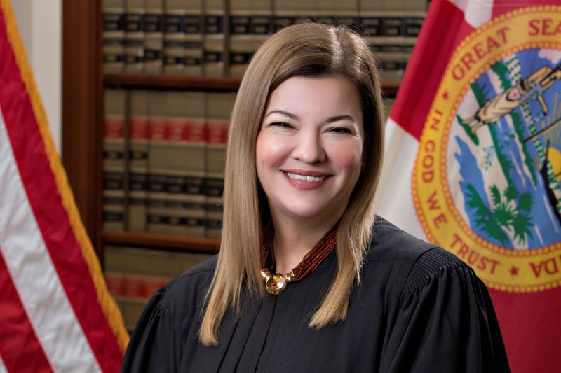 &copy; Reuters. Florida Supreme Court Justice Barbara Lagoa poses in an undated photograph