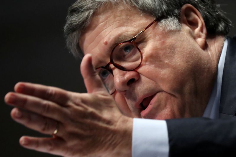 &copy; Reuters. Attorney General Barr Testifies Before House Judiciary Committee, in Washington