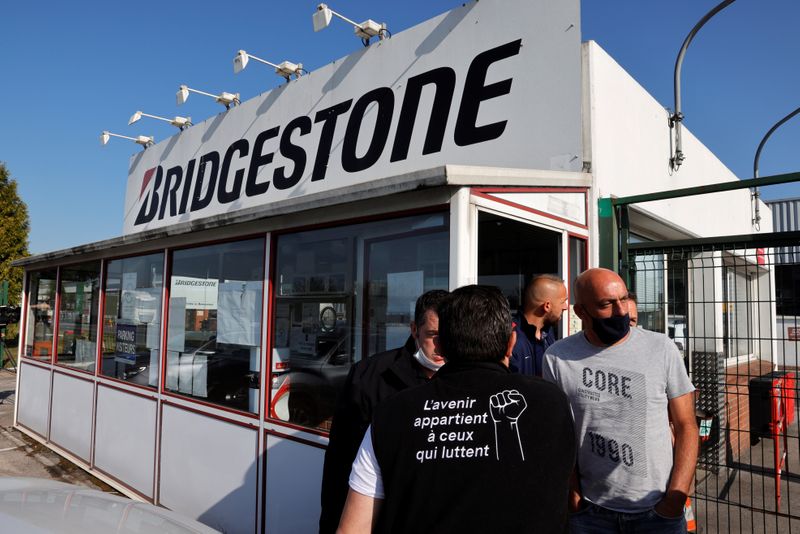 © Reuters. Japan's Bridgestone to close tyre factory in Bethune