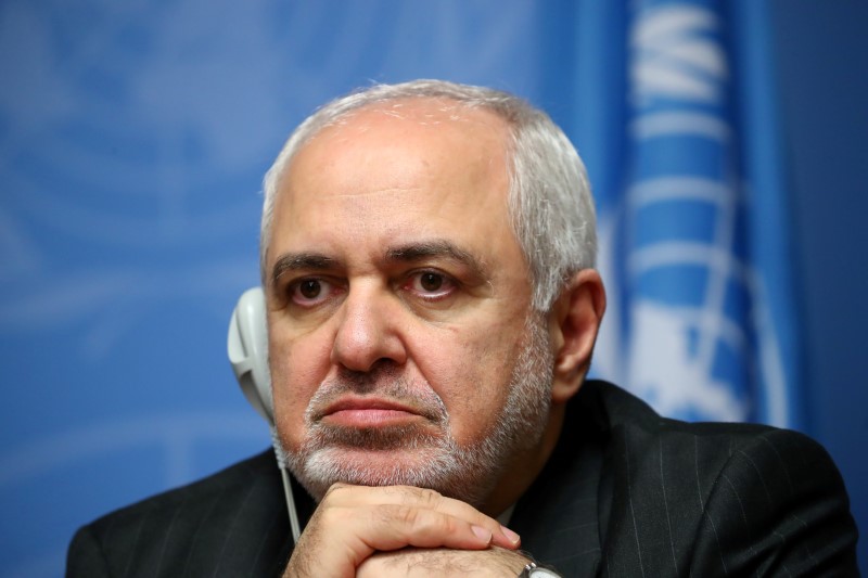 &copy; Reuters. ظريف: إعدام المصارع الإيراني أفكاري كان لإدانته بالقتل وليس لدوره في احتجاجات