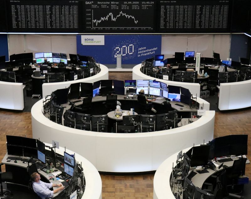 &copy; Reuters. مخاوف الإغلاقات في أوروبا تثير أسوأ موجة مبيعات للأسهم في 3 أشهر
