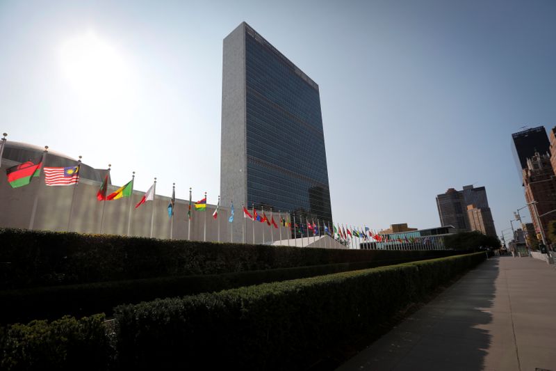 &copy; Reuters. زعماء العالم يحتفلون بالذكرى 75 لتأسيس الأمم المتحدة