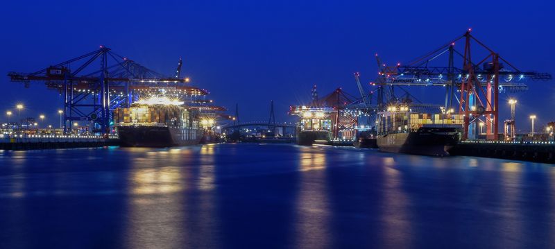 &copy; Reuters. Terminal portuário em Haburgo, Alemanha