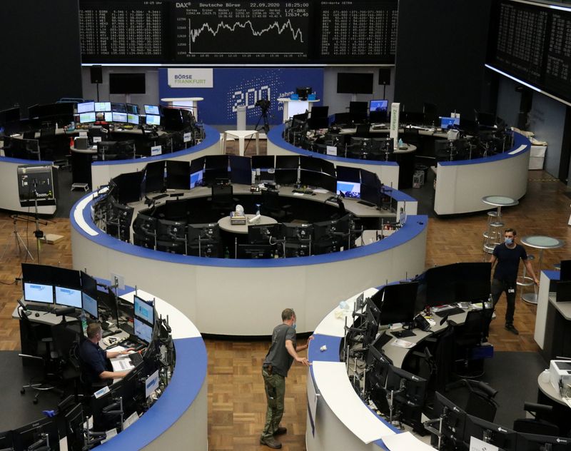 &copy; Reuters. Индекс DAX на бирже во Франкфурте