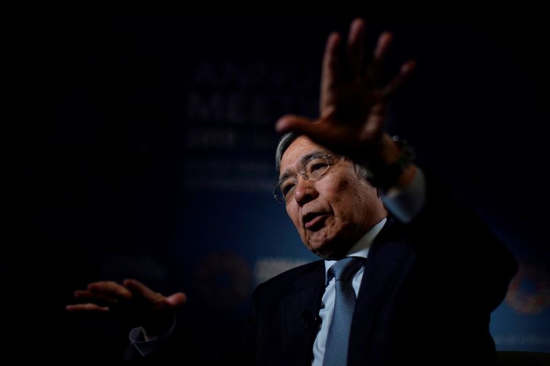 &copy; Reuters. Presidente do banco central do Japão, Haruhiko Kuroda