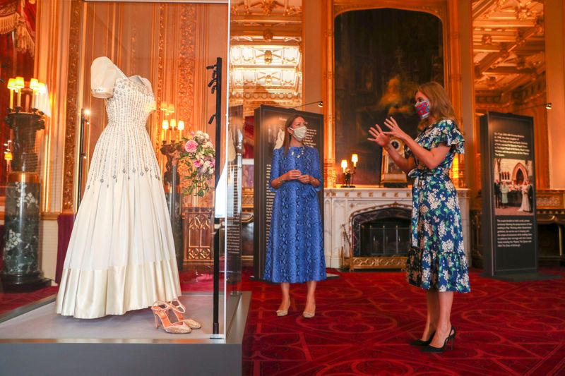 © Reuters. Princess Beatrice wedding dress ahead of it going on public display at Windsor Castle