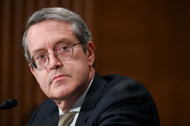 &copy; Reuters. Quarles, vice chairman of the Federal Reserve Board of Governors, testifies before a Senate Banking, Housing and Urban Affairs Committee hearing in Washington
