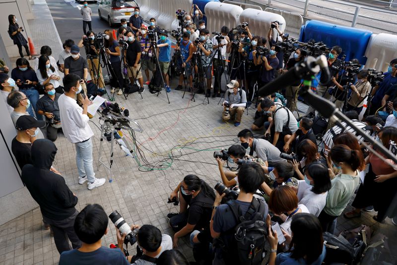 &copy; Reuters. FILE PHOTO: Hong Kong press body says new police media rules could limit scrutiny