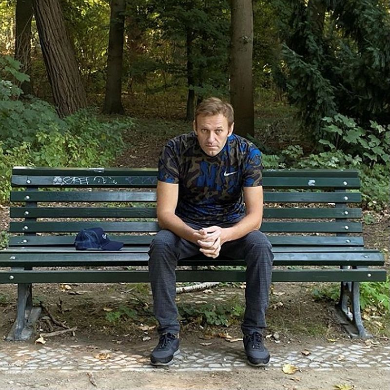 &copy; Reuters. Russian opposition politician Alexei Navalny poses for a picture in Berlin