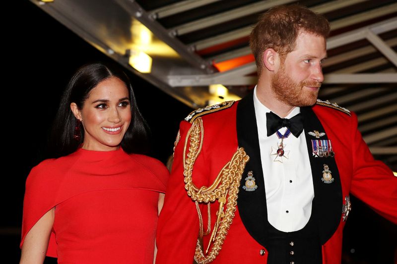 &copy; Reuters. FILE PHOTO: The Duke and Duchess of Sussex attend The Mountbatten Festival of Music in London