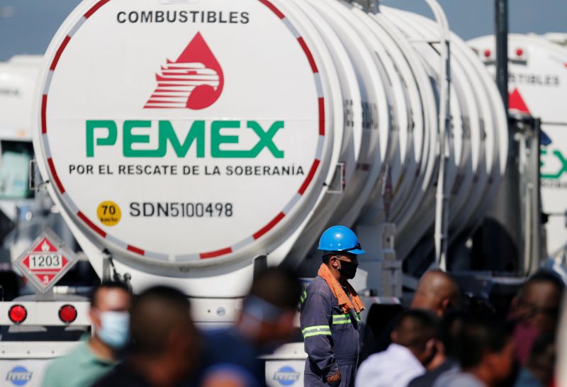&copy; Reuters. Caminhão da estatal mexicana Pemex nos arredores de Monterrey