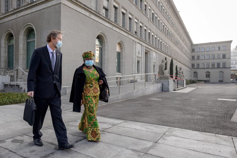 &copy; Reuters. Nigeriana Ngozi Okonjo-Iweala inicia seu mandato no comando da OMC