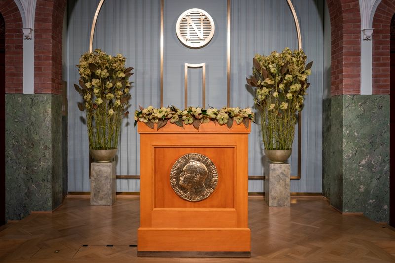 &copy; Reuters. Nobel Peace Prize 2020 winner WFP&apos;s virtual ceremony in Oslo