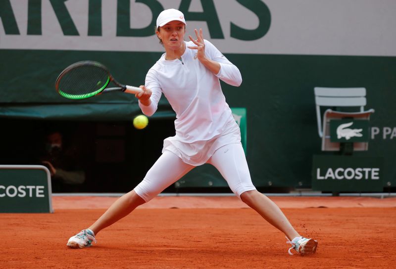 © Reuters. FILE PHOTO: French Open