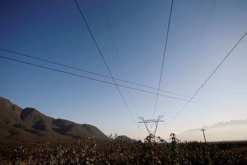 &copy; Reuters. Linha de transmissão de energia