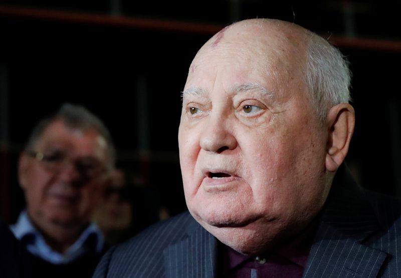 &copy; Reuters. Ex-presidente soviético Mikhail Gorbachev em Moscou