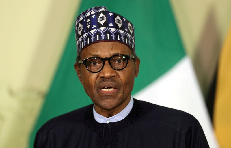 &copy; Reuters. رئيس نيجيريا يحظر التعدين ويفرض حظر جوي فوق ولاية زامفارا