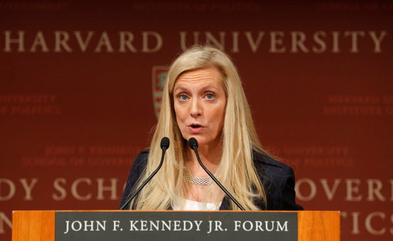 &copy; Reuters. Brainard speaks at the John F. Kennedy School of Government at Harvard University in Cambridge