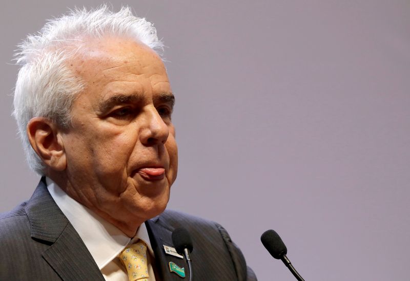 &copy; Reuters. Presidente da Petrobras, Roberto Castello Branco, em sua cerimônia de posse
