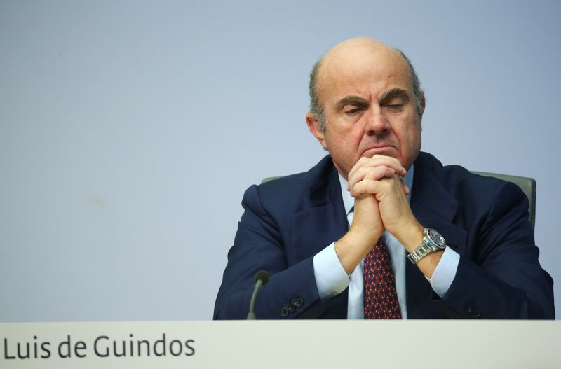 &copy; Reuters. Luis de Guindos, vicepresidente della Bce, a Francoforte