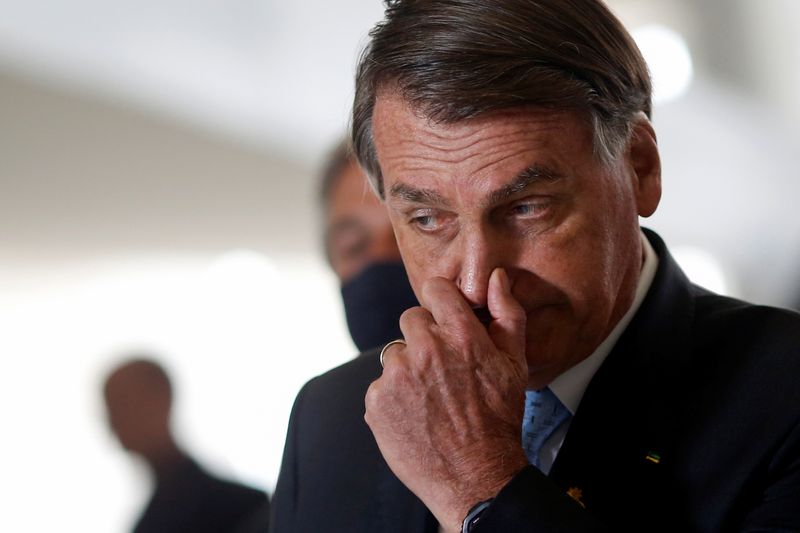 &copy; Reuters. Presidente Jair Bolsonaro em Brasília