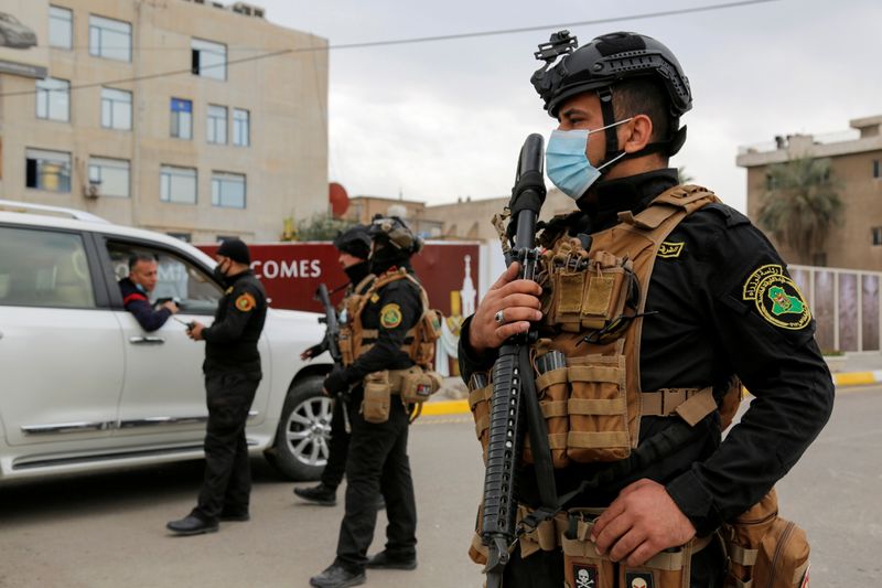 &copy; Reuters. العراق يعزز إجراءات الأمن استعدادا لزيارة البابا مع تصاعد العنف والجائحة