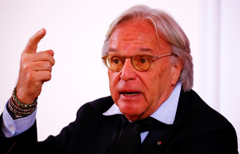 &copy; Reuters. FILE PHOTO: AD of Hogan e Tod's Diego Della Valle talks during a media conference in Rome, Italy January 12, 2017. REUTERS/Tony Gentile