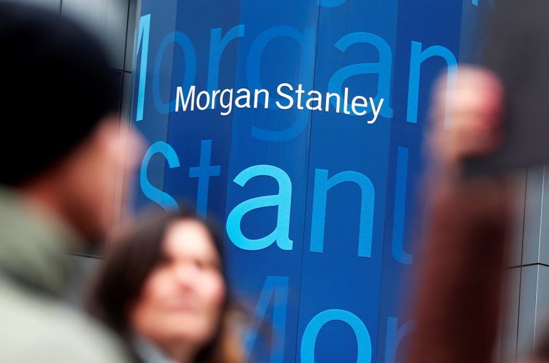 &copy; Reuters. FILE PHOTO: A file photo showing the logo of Morgan Stanley is seen in New York January 9, 2013. REUTERS/Shannon Stapleton/File Photo