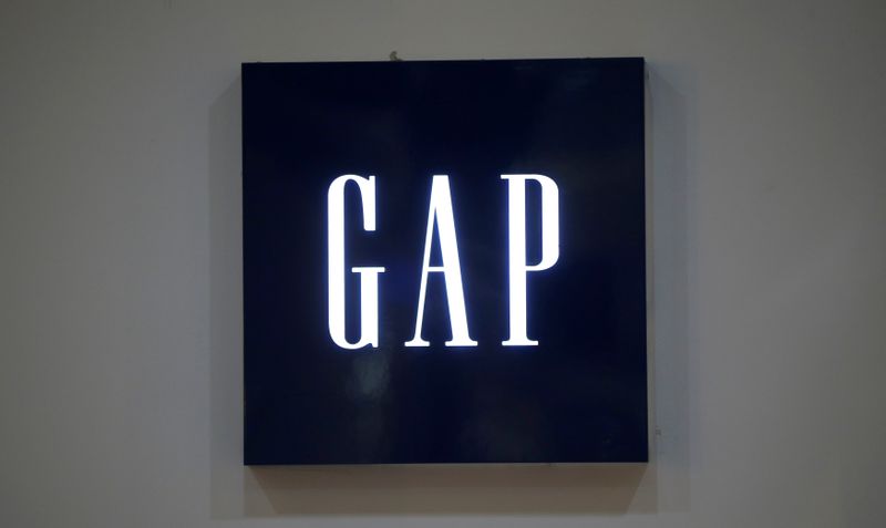 &copy; Reuters. FILE PHOTO: The logo of GAP clothing retailer is seen at a company's store at Tbilisi Mall in Tbilisi, Georgia, April 22, 2016. REUTERS/David Mdzinarishvili