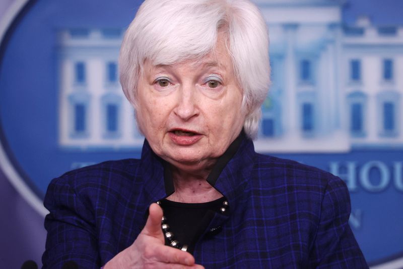 &copy; Reuters. Secretária do Tesouro dos Estados Unidos, Janet Yellen. May 7, 2021.  REUTERS/Jonathan Ernst