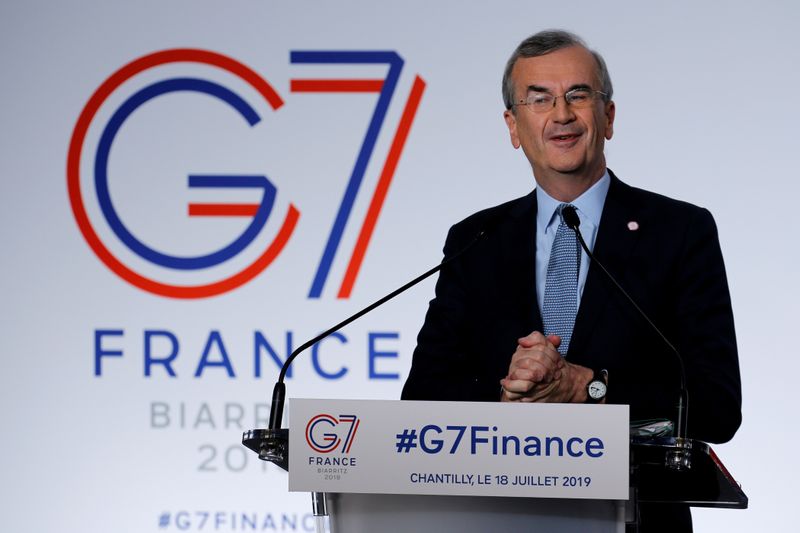 &copy; Reuters. François Villeroy de Galhau, autoridade do BCE July 18, 2019.  REUTERS/Pascal Rossignol/File Photo