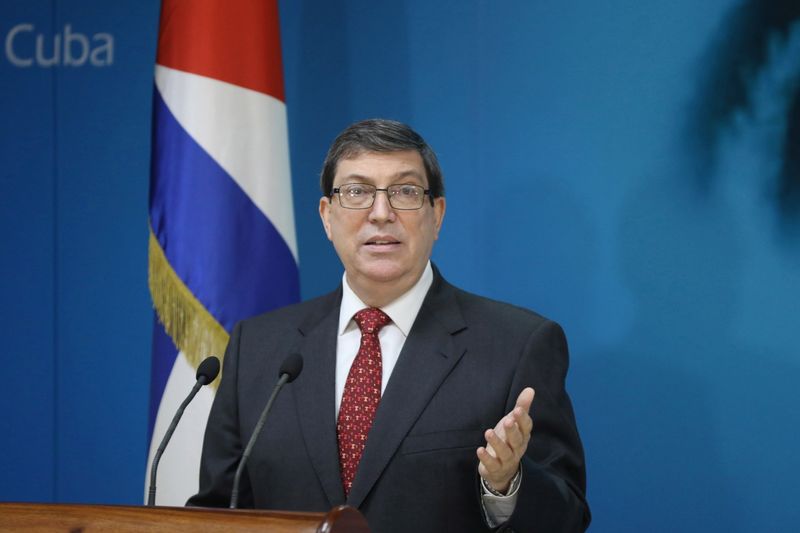 &copy; Reuters. Chanceler de Cuba, Bruno Rodríguez 
 22/10/2020   REUTERS/Alexandre Meneghini