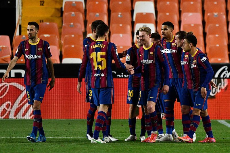 &copy; Reuters. Lionel Messi a marqué 28 buts cette saison en championnat  /Photo prise le 2 mai 2021/REUTERS/Pablo Morano